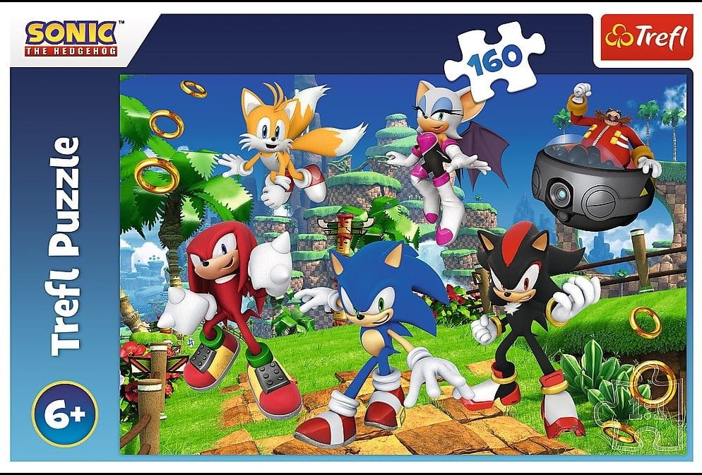 Puzzle 160 el. Sonic i Przyjaciele