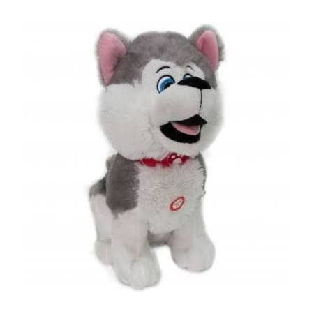 PIES HUSKY Z GŁOSEM 24 CM