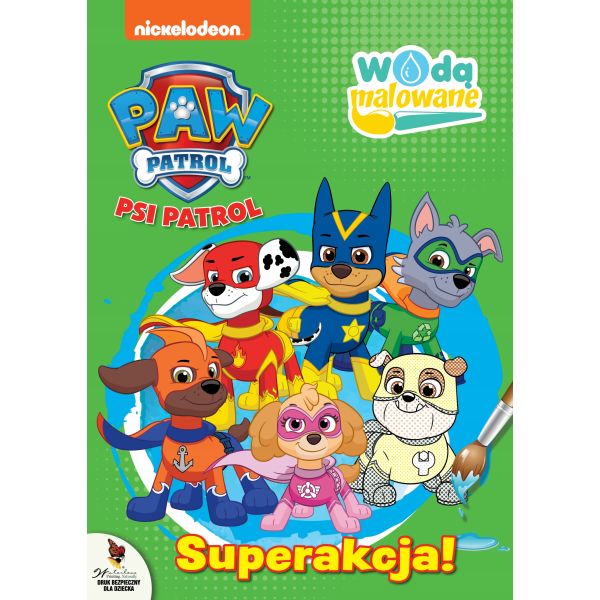 Psi Patrol Superakcja! Wodna Kolorowanka