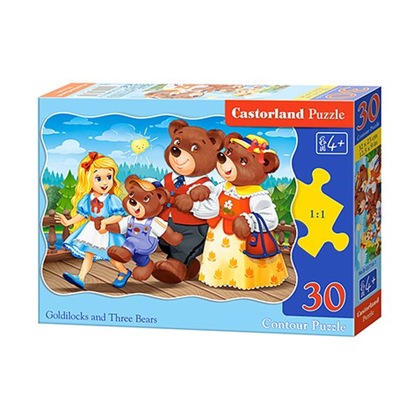Castorland Puzzle 30 el. B-03716-1 Goldilocks and Three Bears