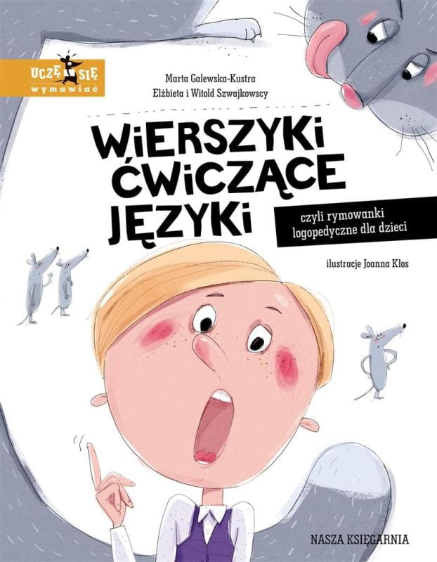 Książeczka Wierszyki ćwiczące języki, czyli rymowanki logopedyczne dla dzieci