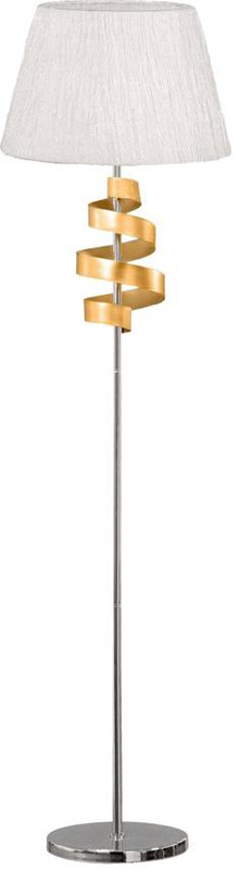 Lampa podłogowa Denis glamour złoty detal