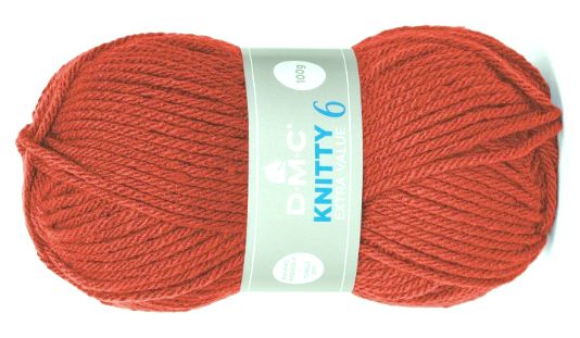 włóczka DMC KNITTY 6 kol. 779 / ceglasty
