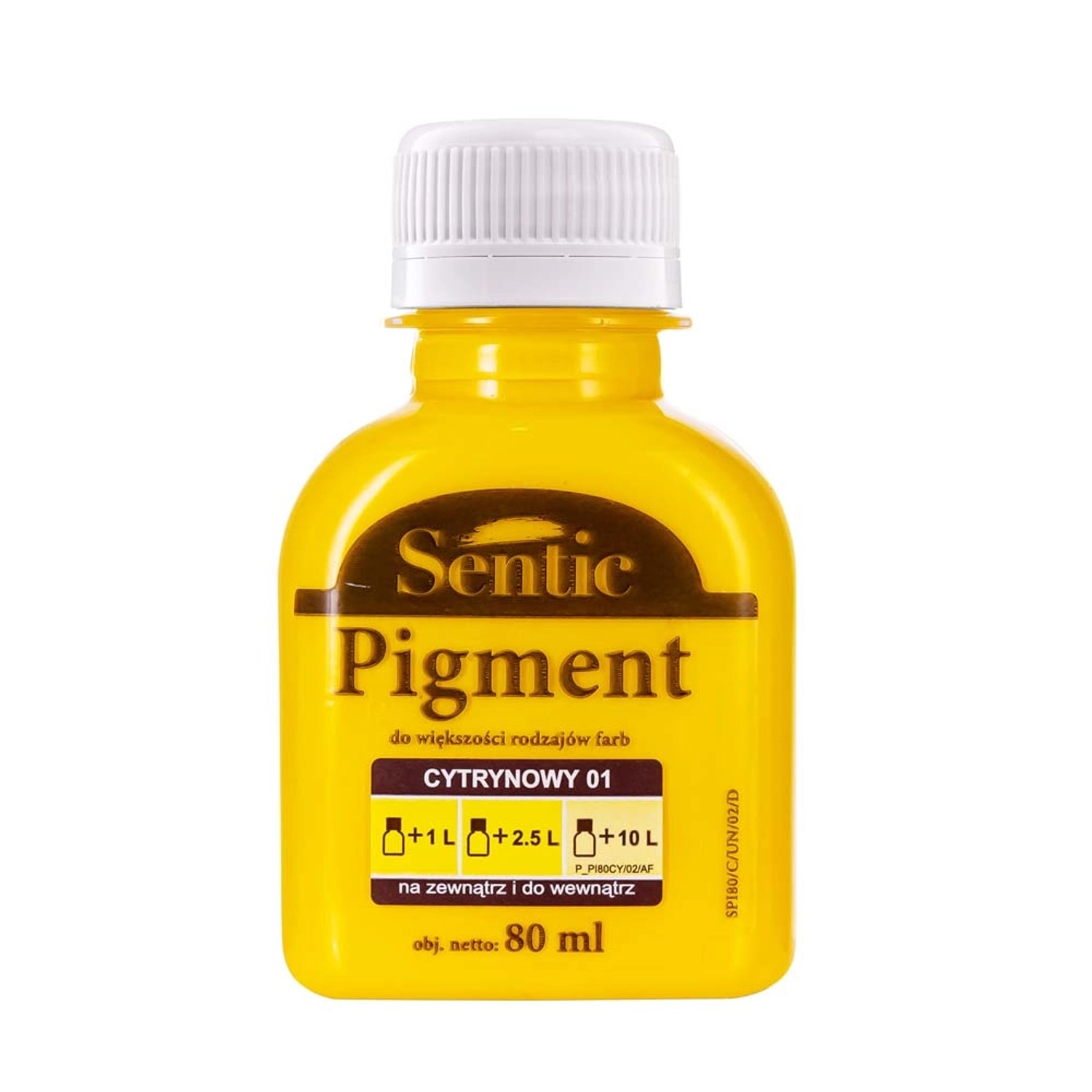 Pigment do farb Dragon Sentic cytrynowy 80 ml