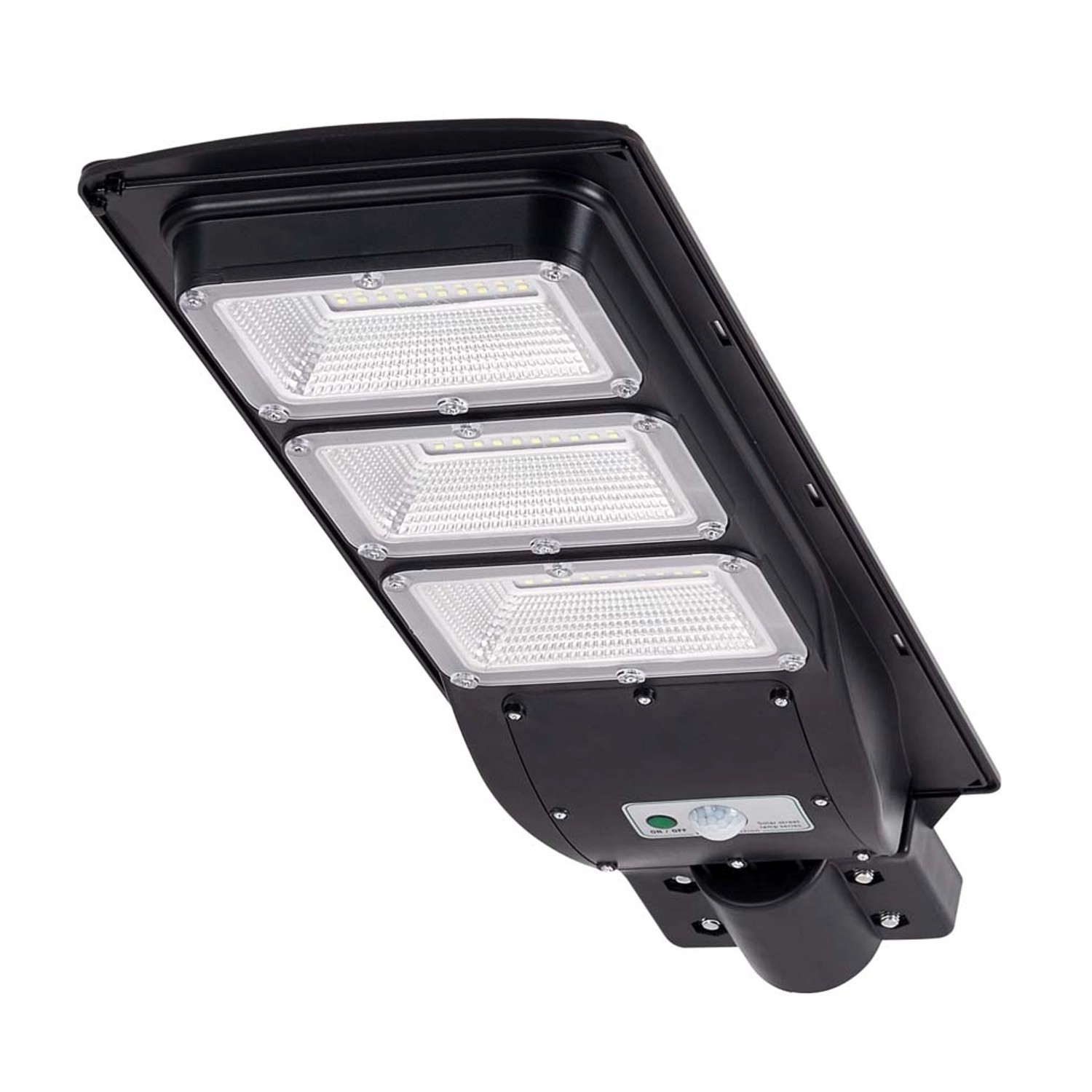 Polux Naświetlacz LED solarny STREET-9 z czujnikiem ruchu i zmierzchu 180xLED