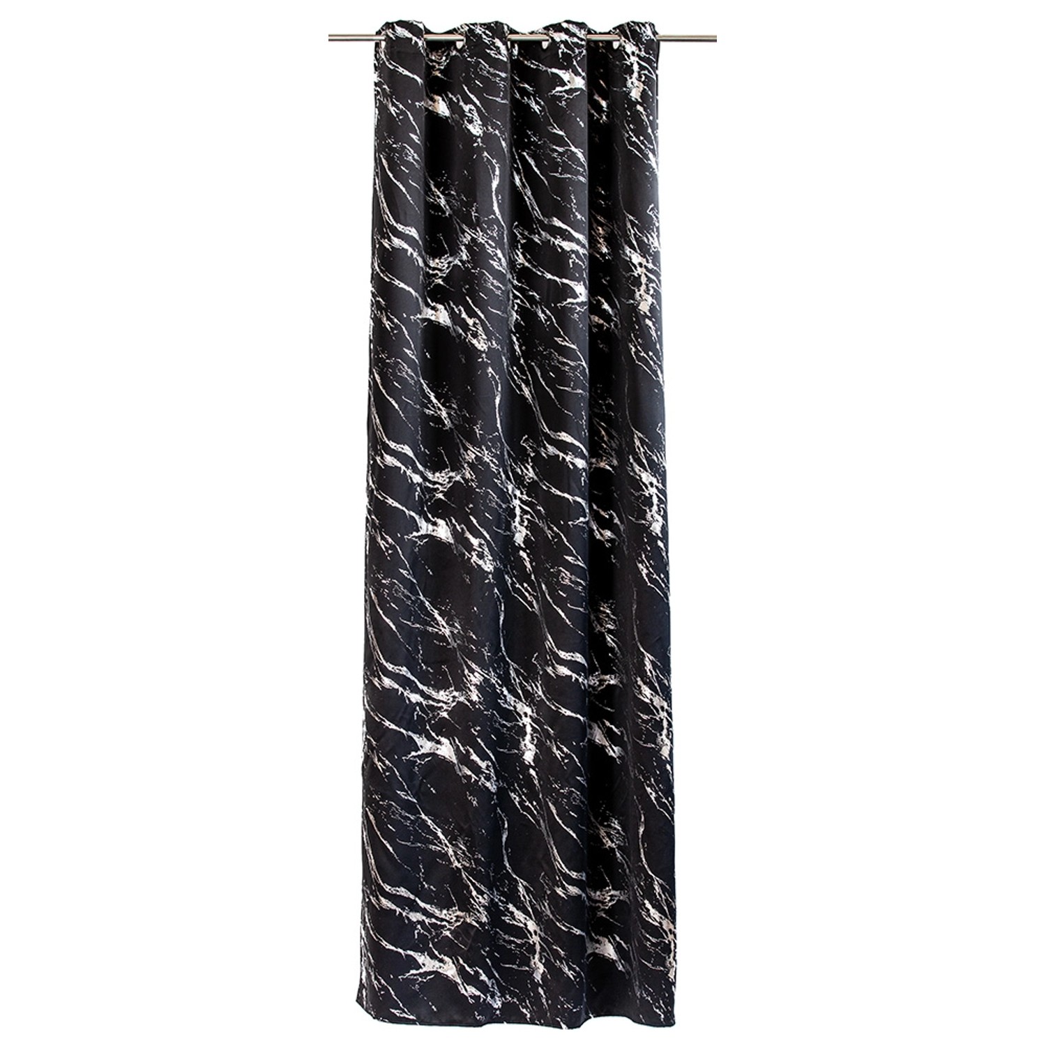Zasłona ENDLESS CHIC czarn-srebrna 140 x 270 cm