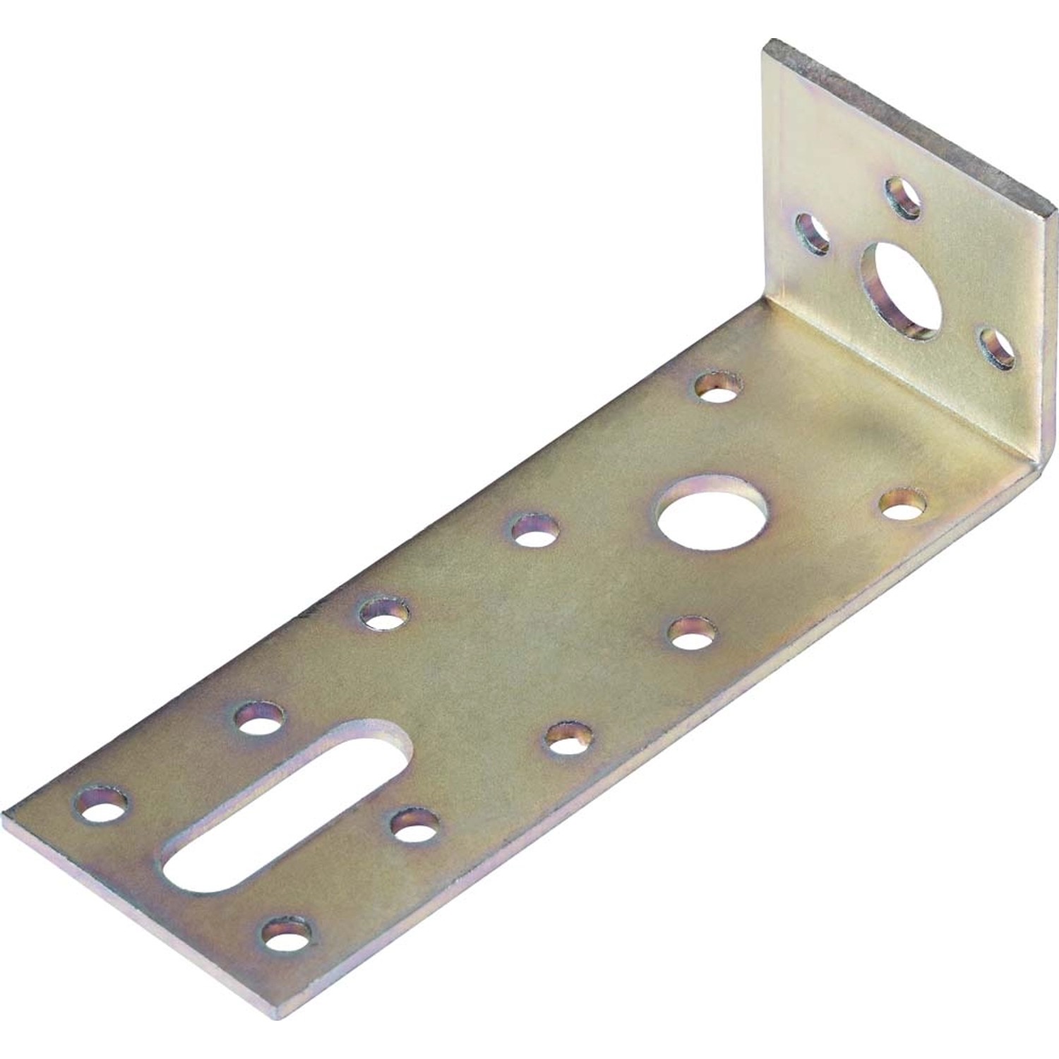 Łącznik narożny z otworem podłużnym 110 mm x 35 mm x 40 mm ocynkowany