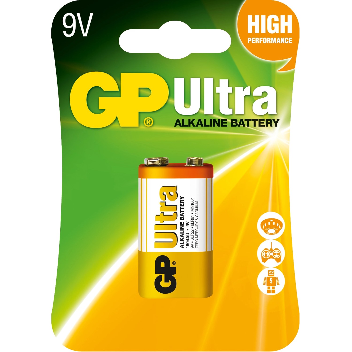 GP Bateria alkaliczna 6LR61/9V