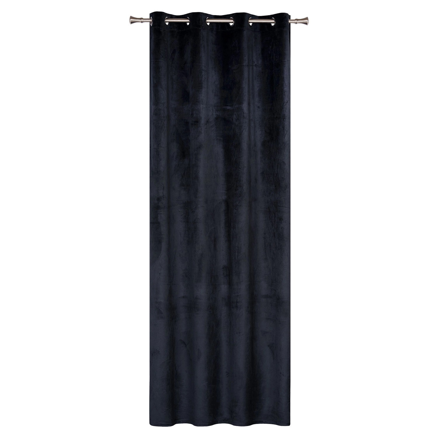 Zasłona Velvet czarna 140 x 260 cm
