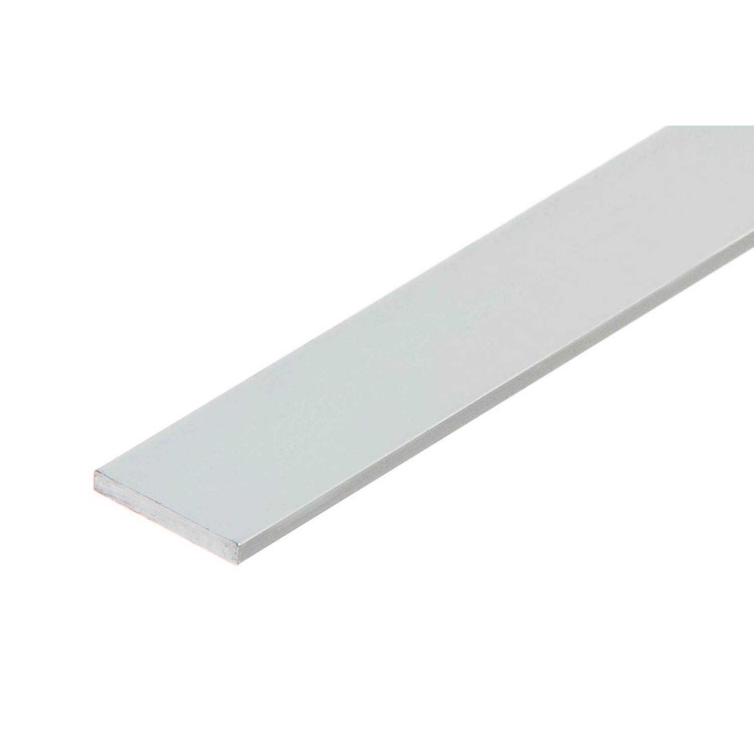 Cezar Sztanga płaska aluminiowa 25x2 mm 1 m srebrna