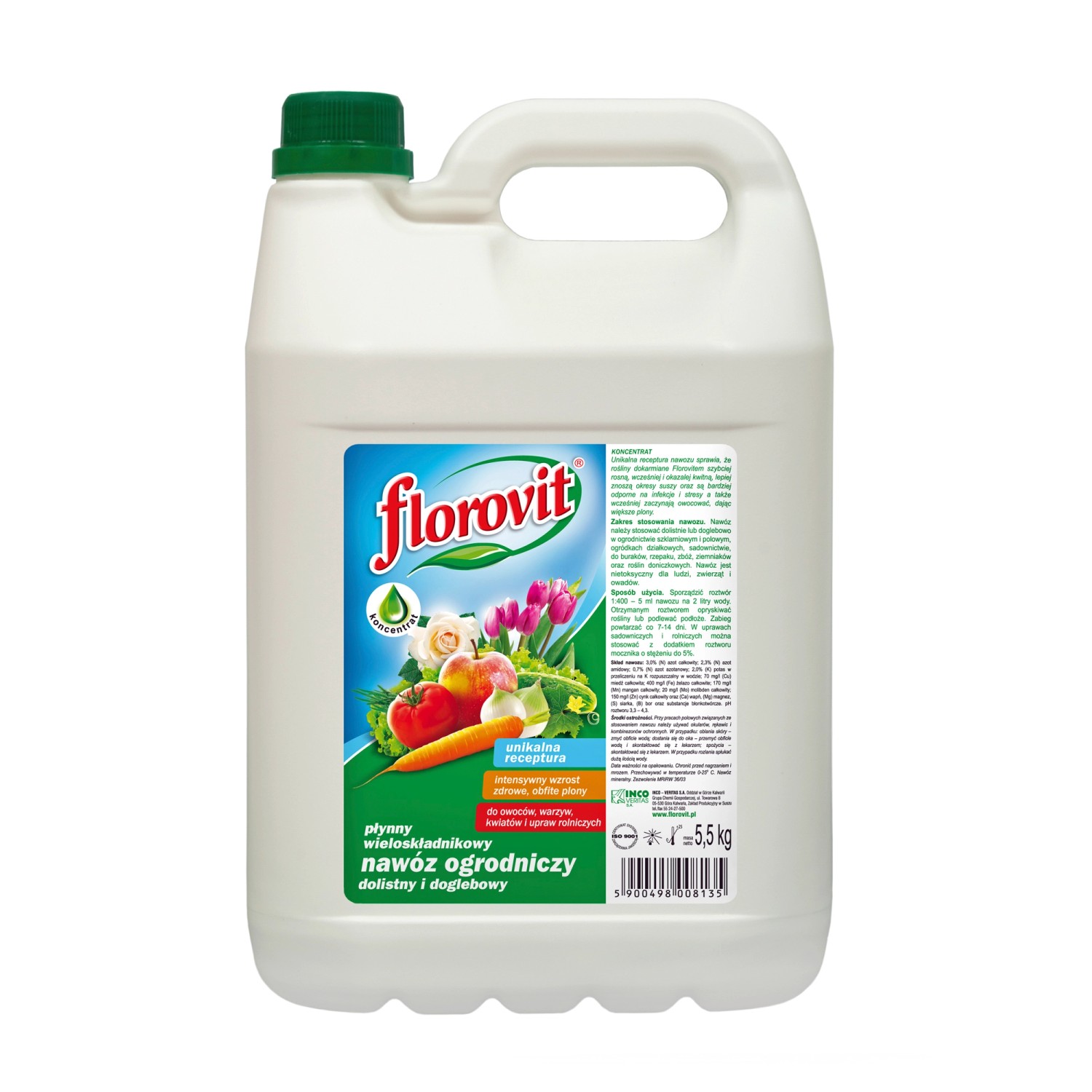 Florovit Nawóz ogrodniczy uniwersalny 5,5 kg.