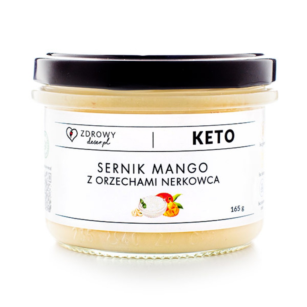 Keto sernik mango bez cukru, bez glutenu i laktozy 165 gram