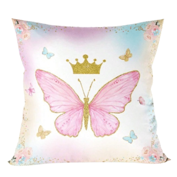 Poszewka na poduszkę butterfly princess 45x45 cm NS