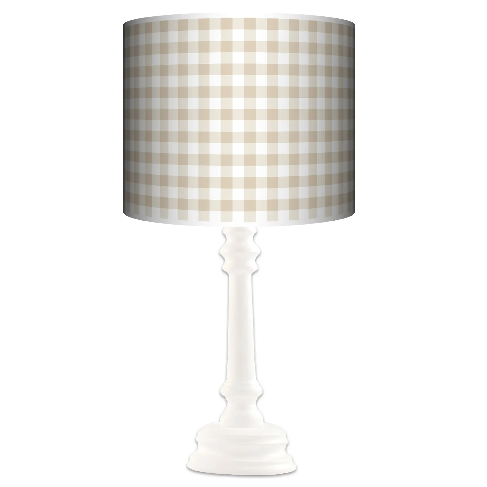 Lampa stojąca QUEEN Beżowa Krateczka - kolor podstawy do wyboru FL - błękitny