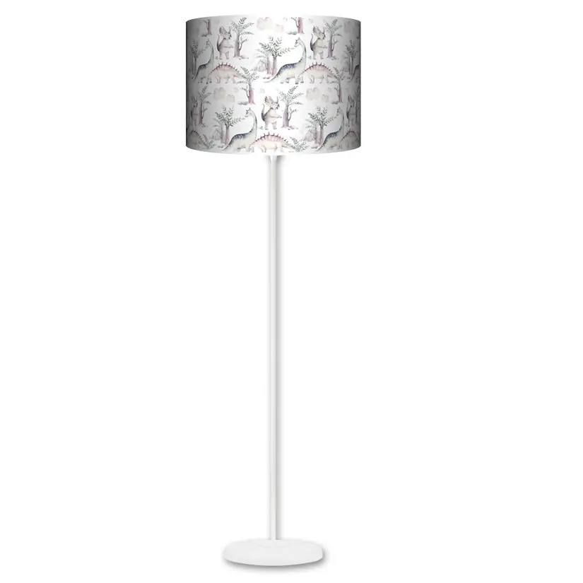 Lampa stojąca MAXI Dino1- kolor podstawy do wyboru FL - biały
