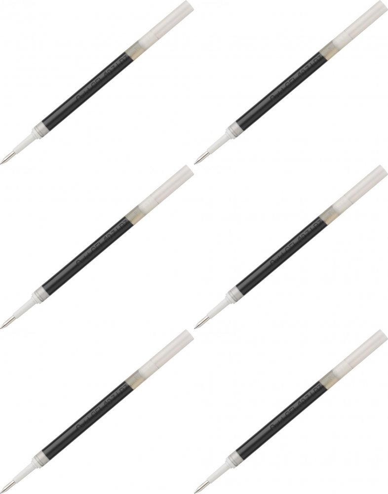 6x Wkład wymienny Pentel EnerGel LR7, 0.7mm czarny
