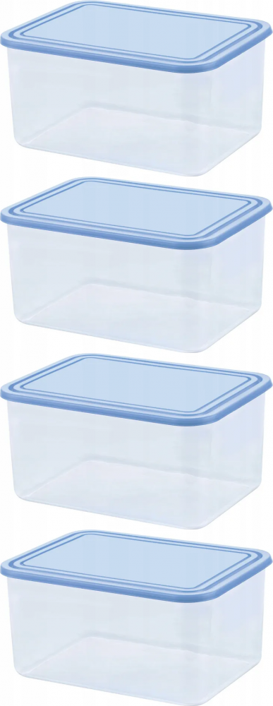 4x Pojemnik na żywność Curver, 4l, transparentny