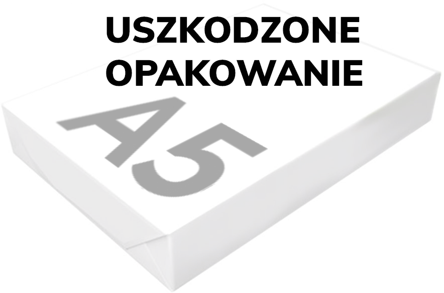 Outlet: Papier ksero Optitext A5, 80g/m2, 500 arkuszy, biały