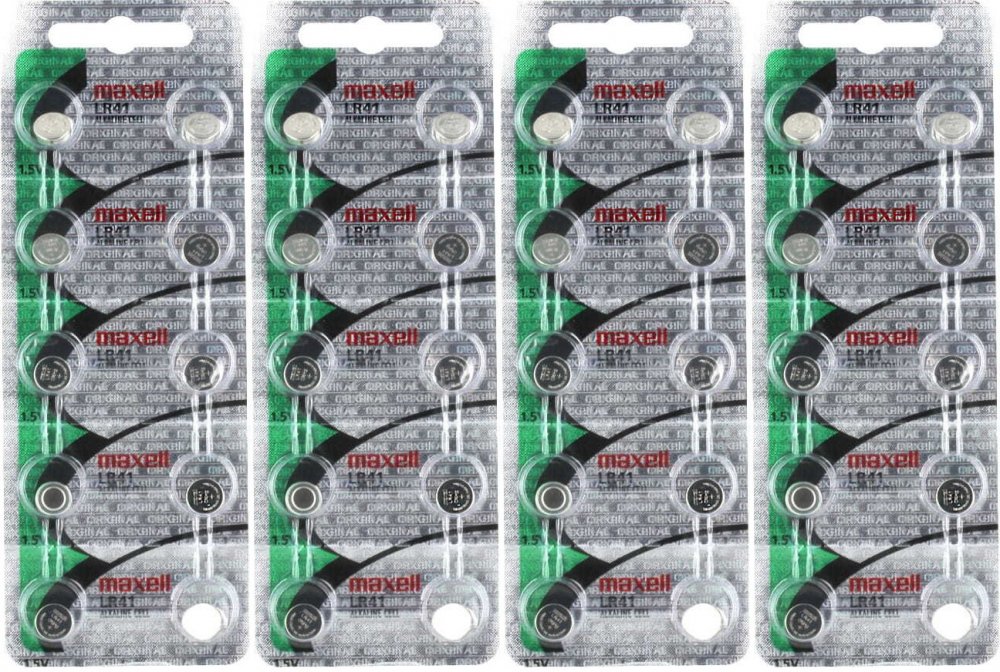 4x Bateria alkaliczna Maxell, LR41, 10 sztuk
