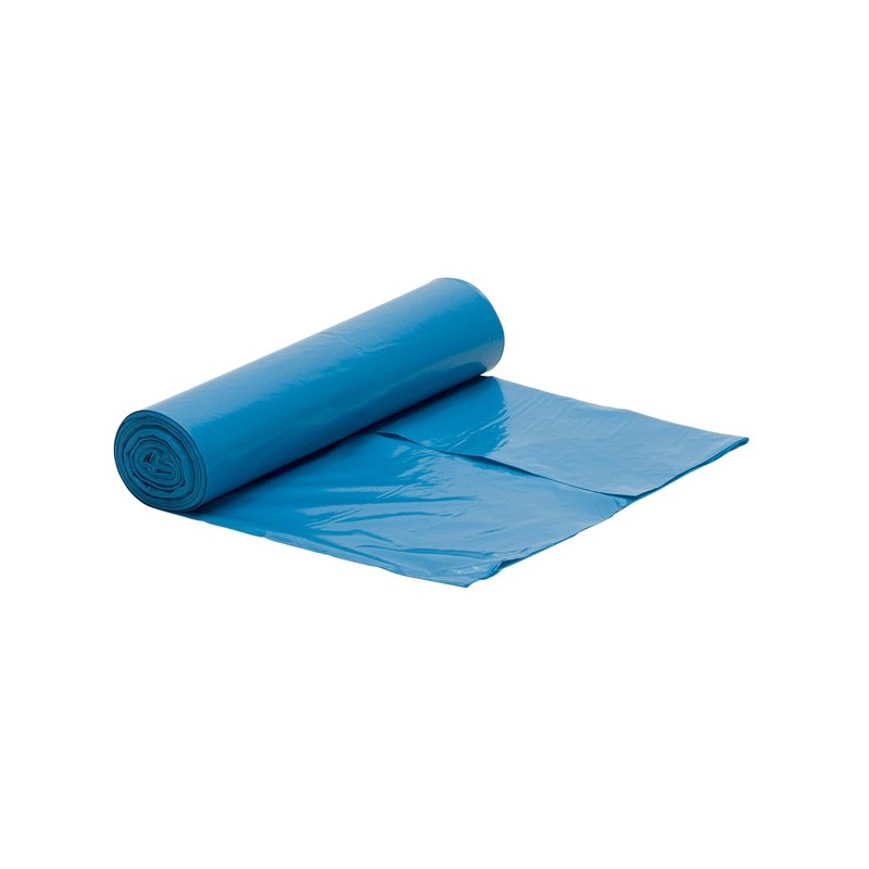 Worki na śmieci Folipak, na odpady zmieszane, 60l, 20 sztuk, niebieski