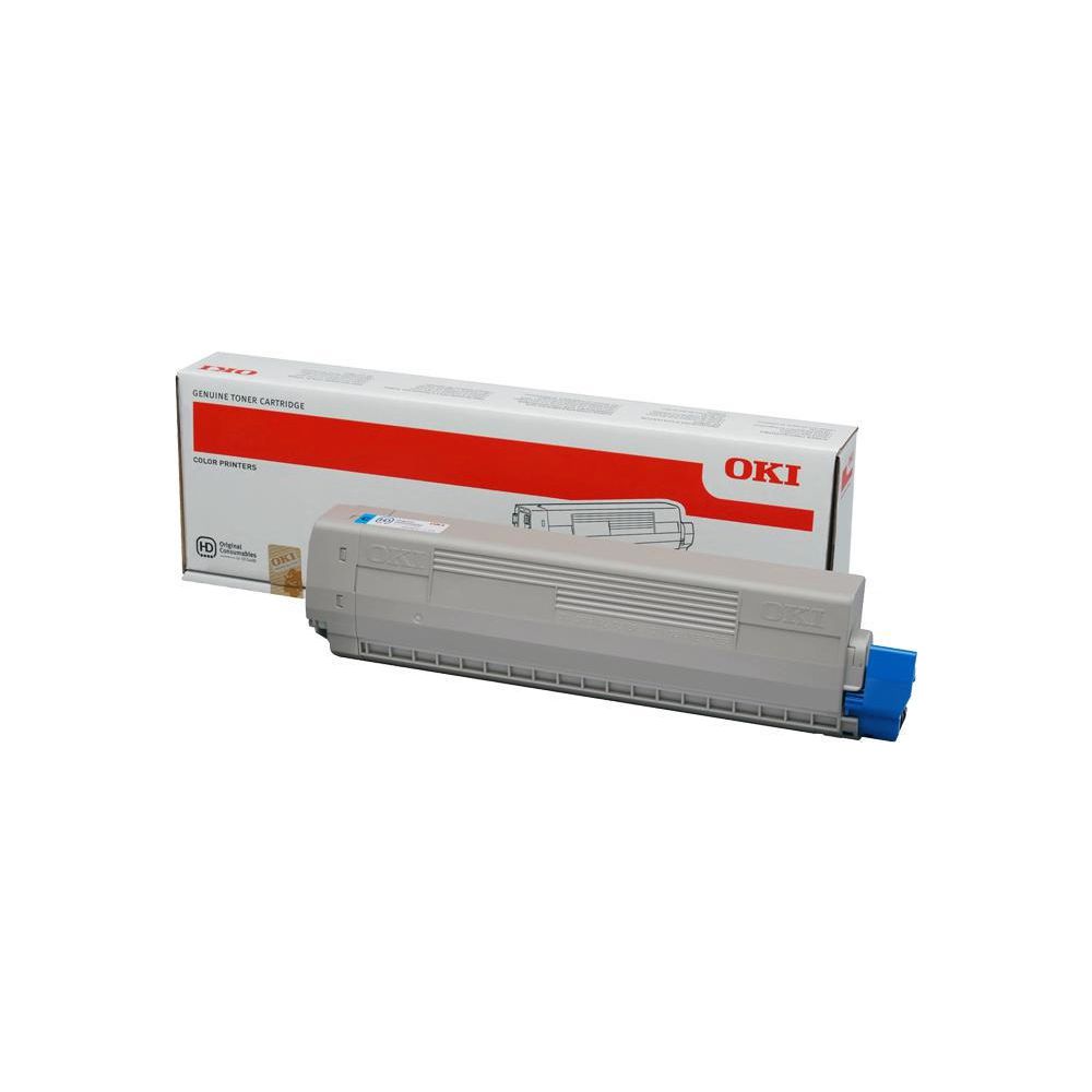 Toner Oki (46507507), 6000 stron, cyan (błękitny)