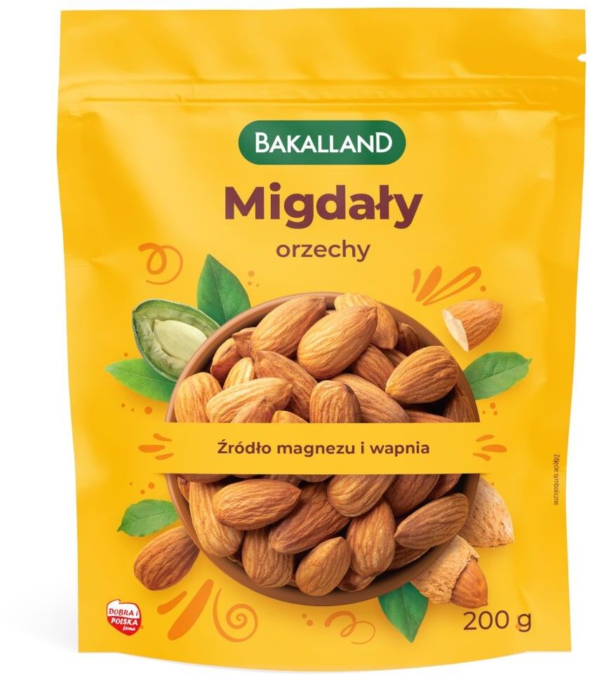Migdały łuskane Bakalland, 200g