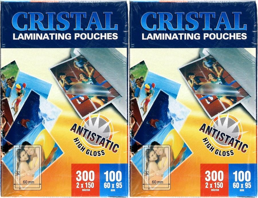 2x Folia do laminowania Argo, 60x95mm, 2x150 μm, antystatyczna, 100 sztuk