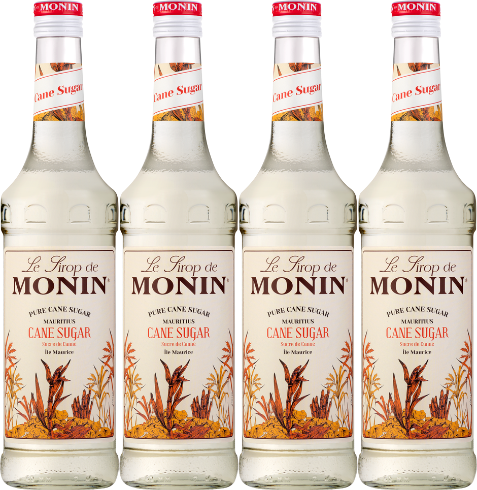 4x Syrop Monin, trzcinowy, 700ml