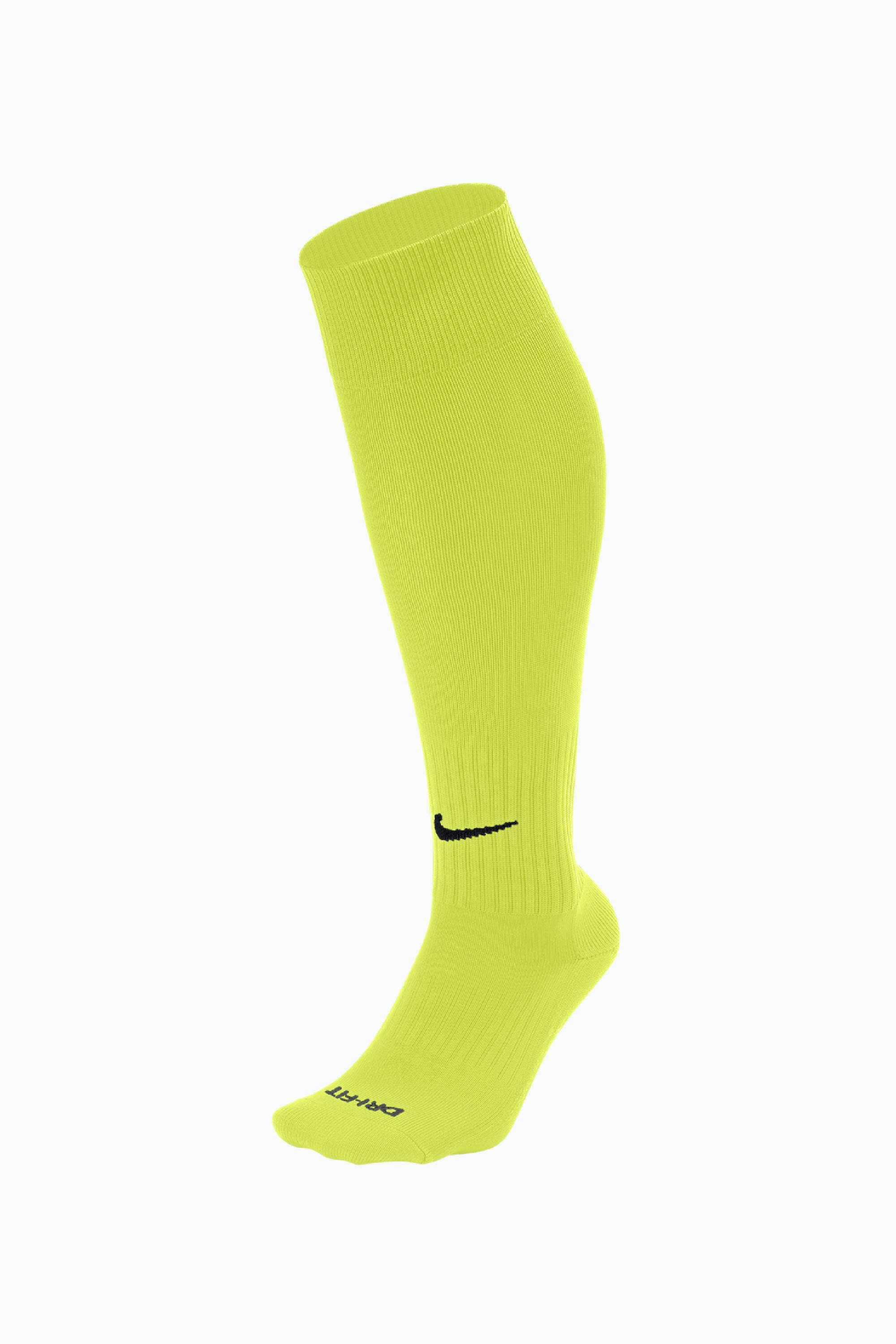 Getry Nike Classic II Cush Over-the-Calf - Limonkowy
