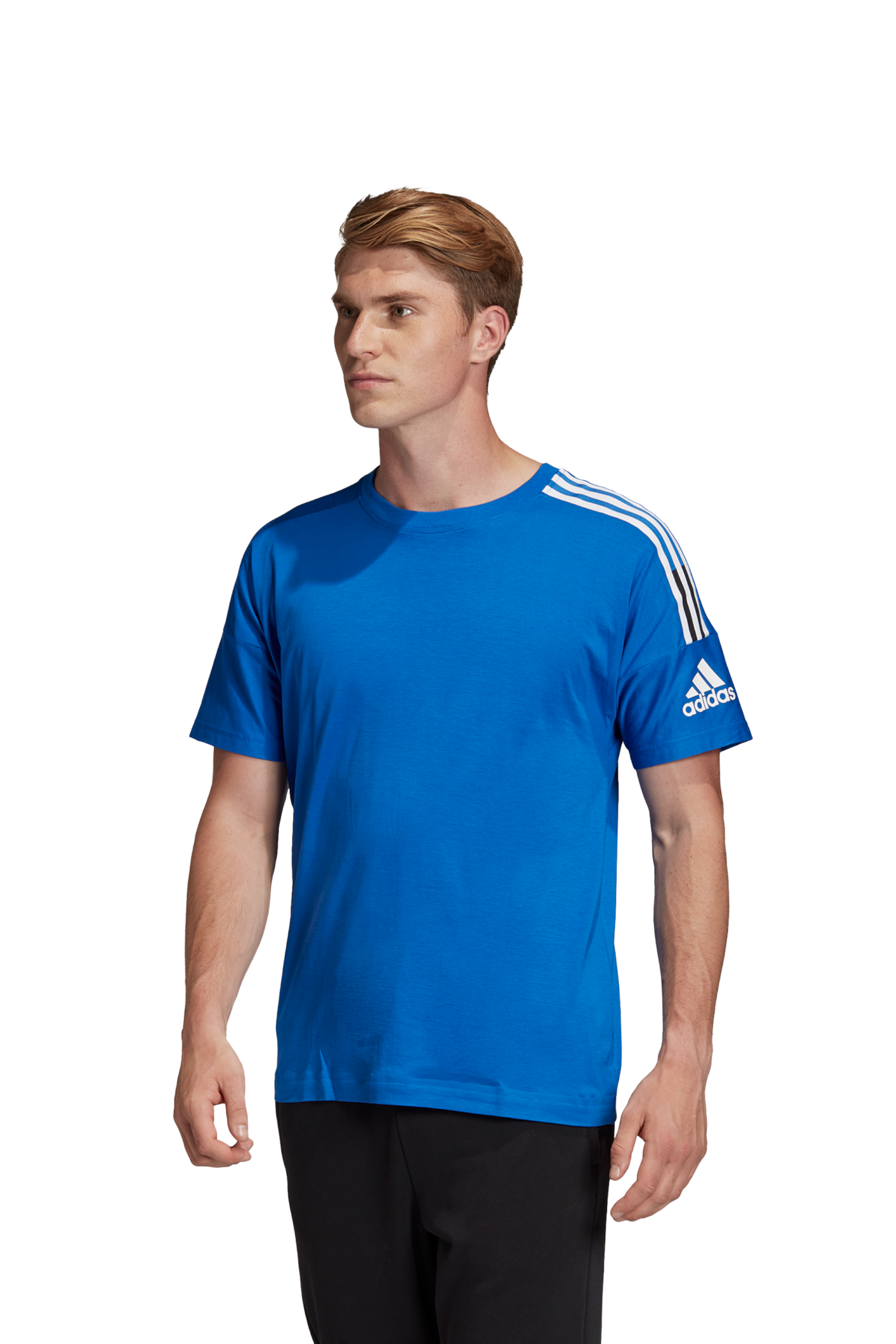 Koszulka adidas Z.N.E. Tee 3 Striped - Niebieski