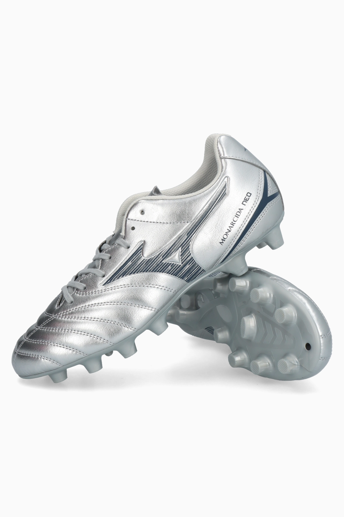 Korki Mizuno Monarcida Neo III Select FG - Srebrny