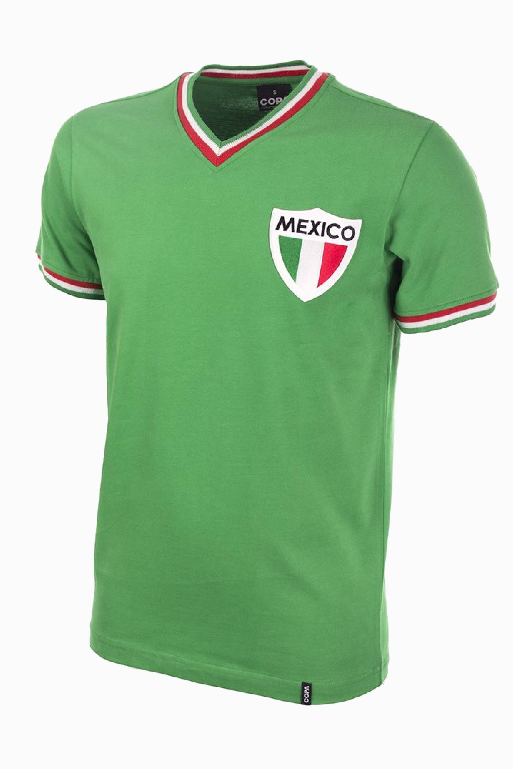 Koszulka Reprezentacji Meksyku Retro COPA 1980's - Zielony