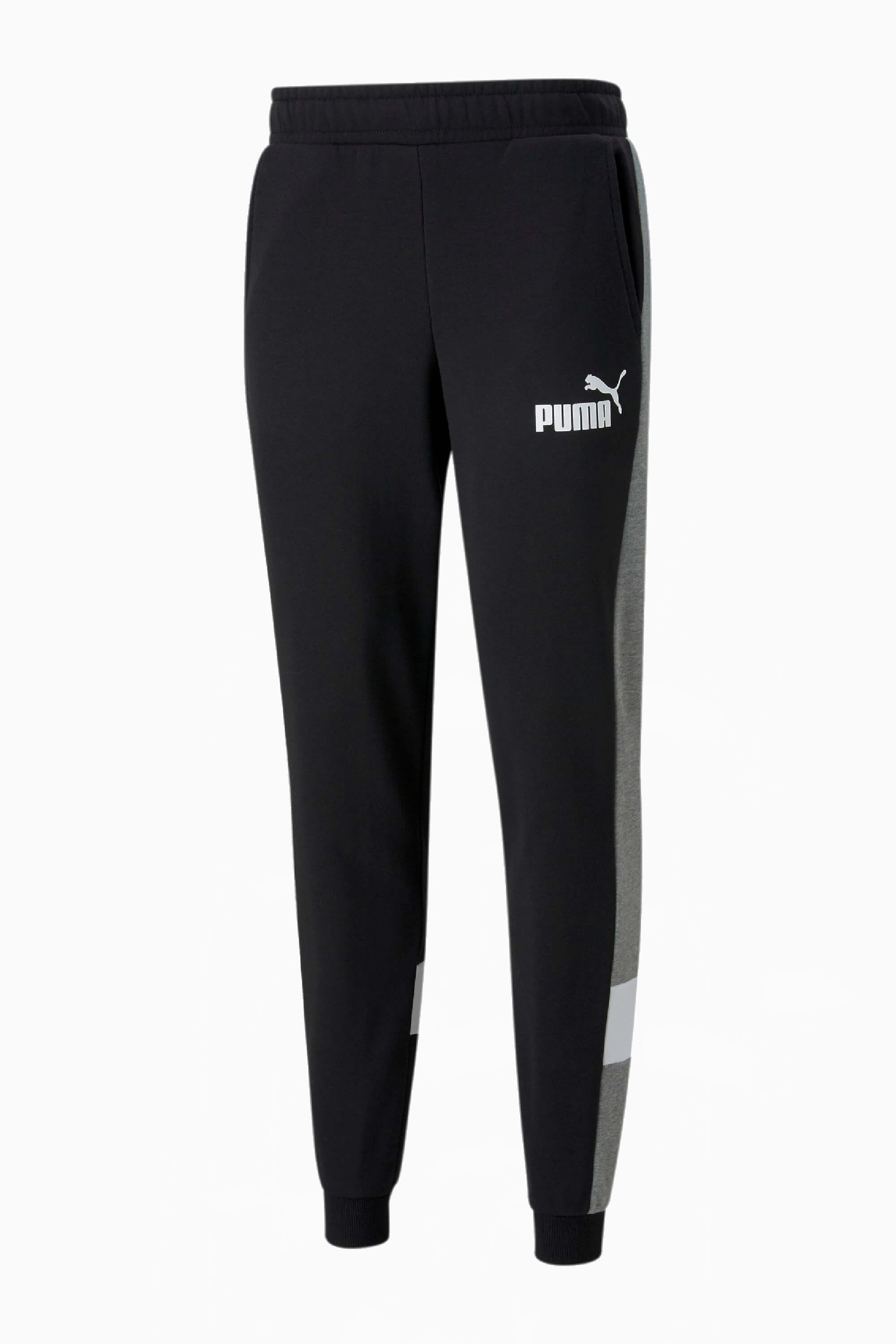 Spodnie Puma Essentials+ Colorblock - Czarny