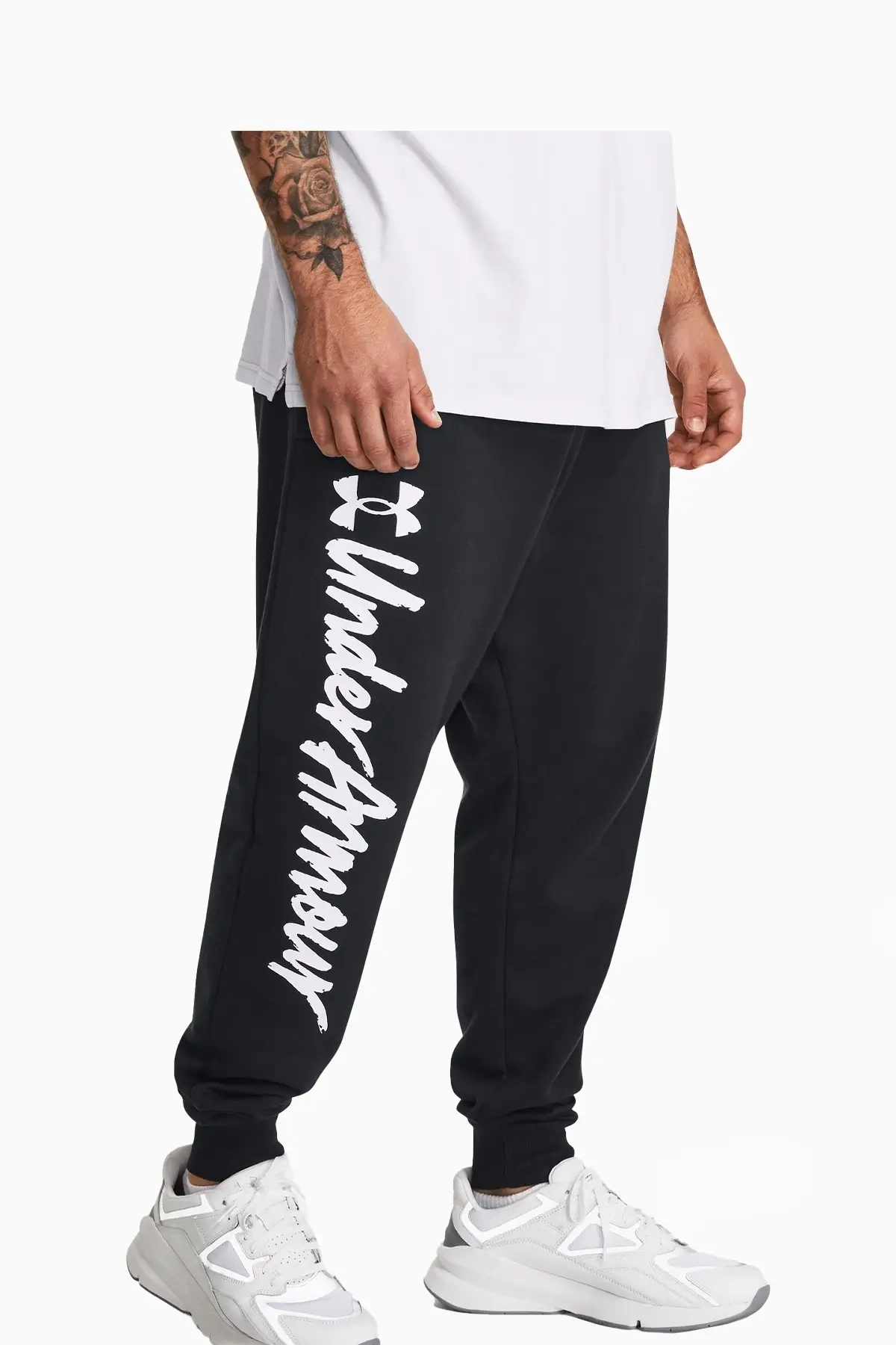 Spodnie Under Armour Rival Fleece Graphic - Czarny