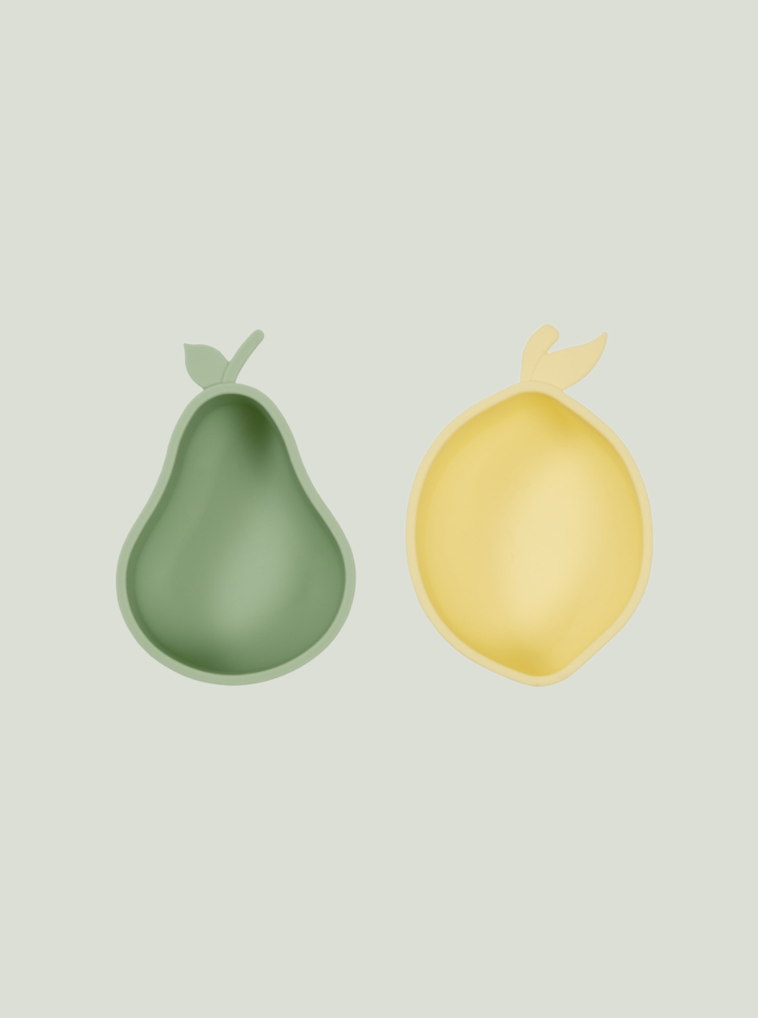 Miska na przekąski Yummy Cytryna i Gruszka Yellow / Green – zestaw 2 szt OYOY Mini