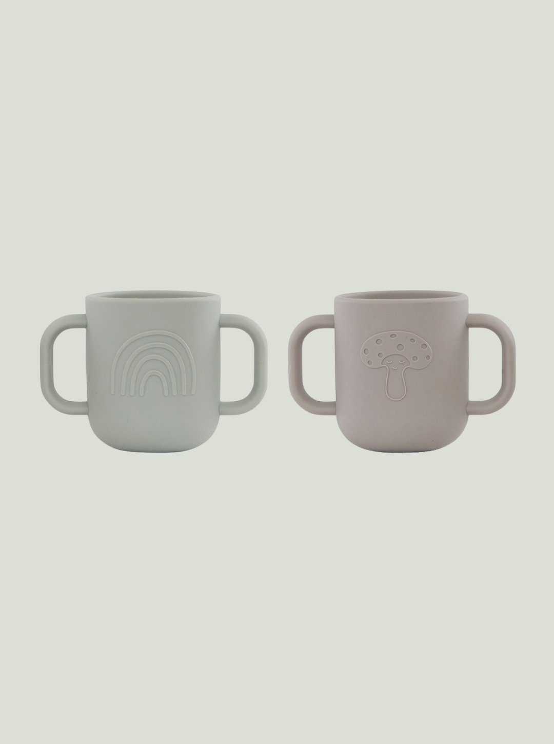Kubek Kappu Cup Dusty Clay / Pale Mint OYOY Mini - zestaw 2 sztuk