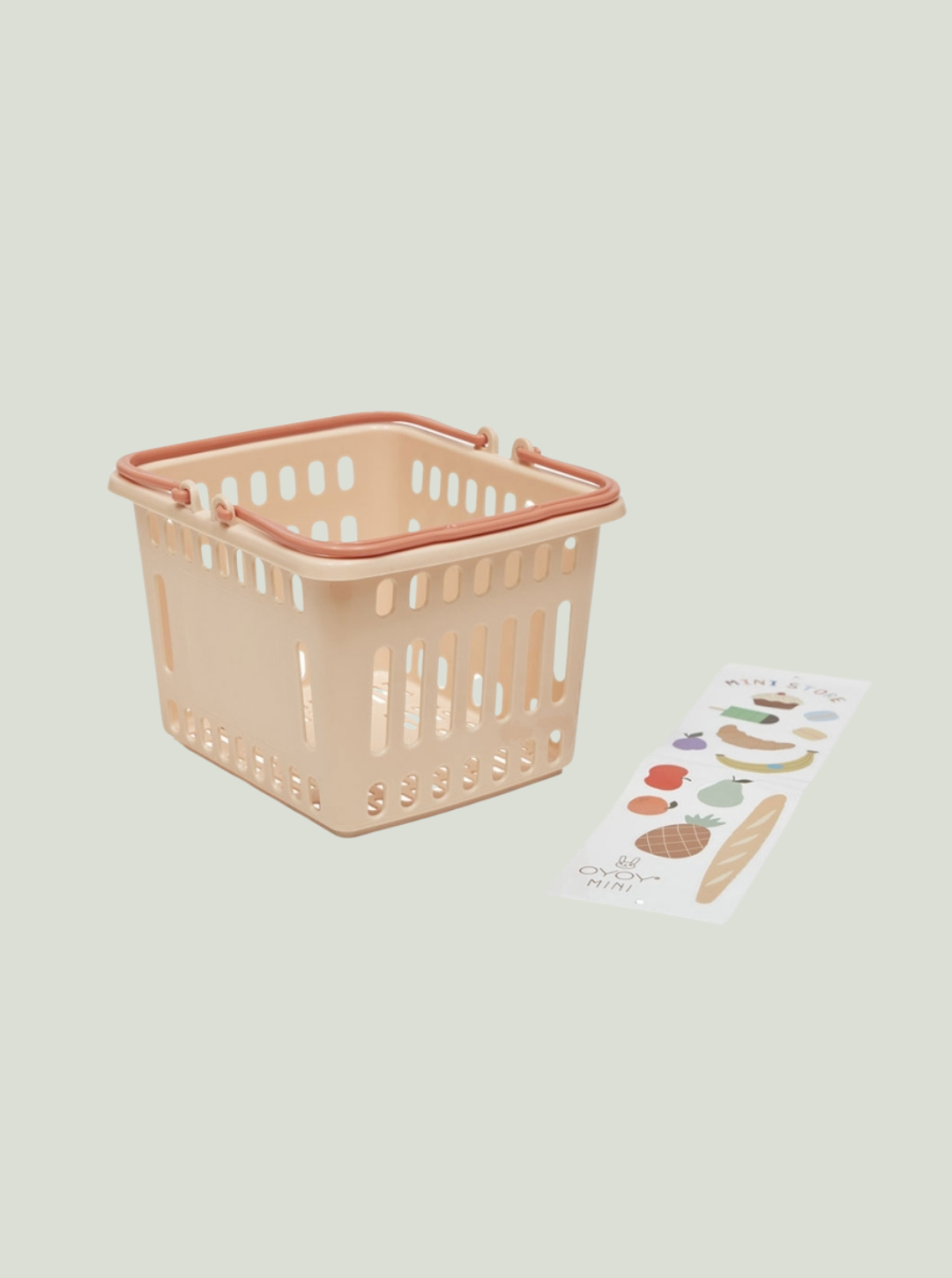 Kosz Yummy Shopping Basket Coral OYOY Mini