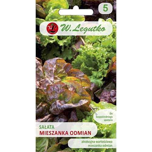 1 szt, Saláta, fajtakeverék - Magok: Mod de ambalare: 1.5 g