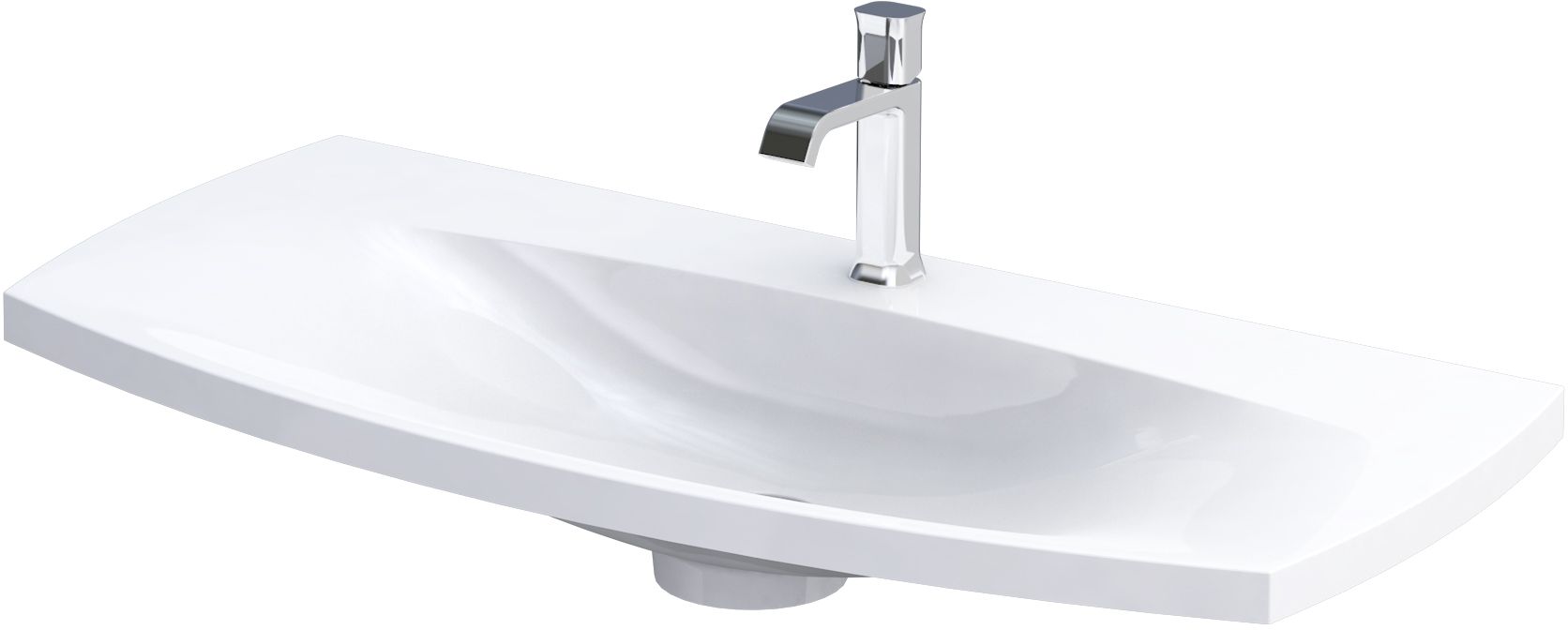 Oristo Louis umywalka 102x48 cm meblowa biała UME-LU-102-92