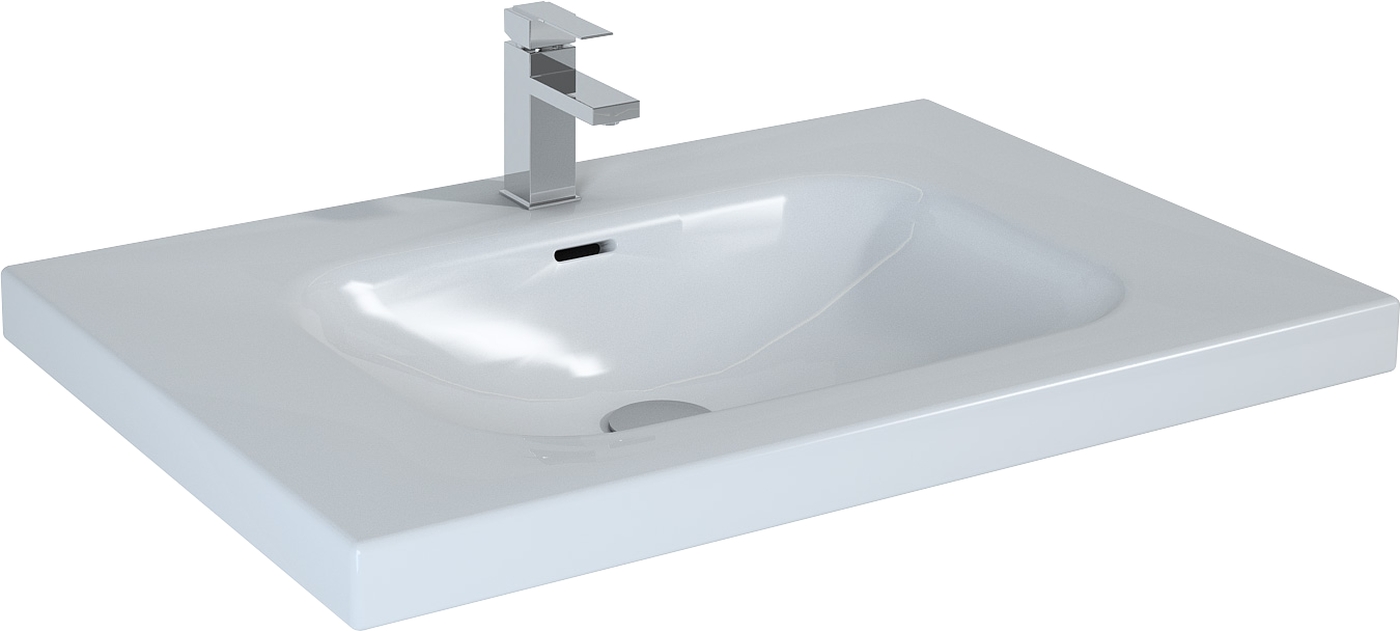 Elita Iwa umywalka 75x51 cm prostokątna meblowa biała RE040700108060 - Wysyłka w 24h
