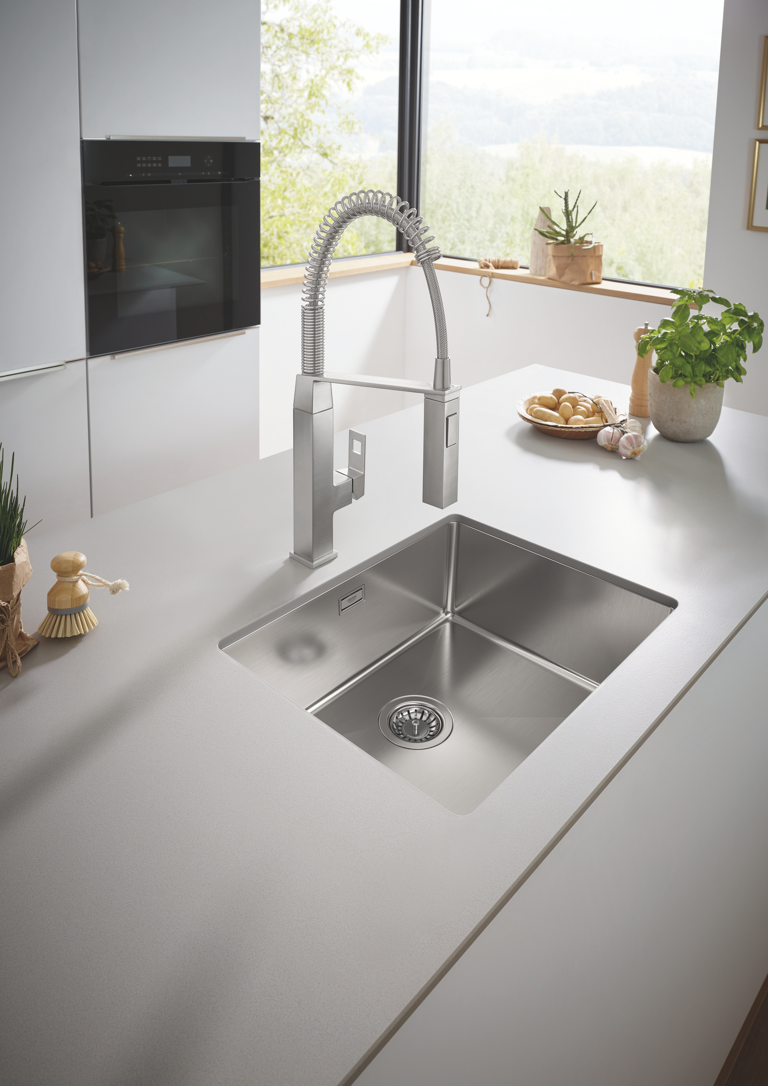 Grohe K700 zlewozmywak stalowy 50x40 cm satyna 31574SD1 - Wysyłka w 24h