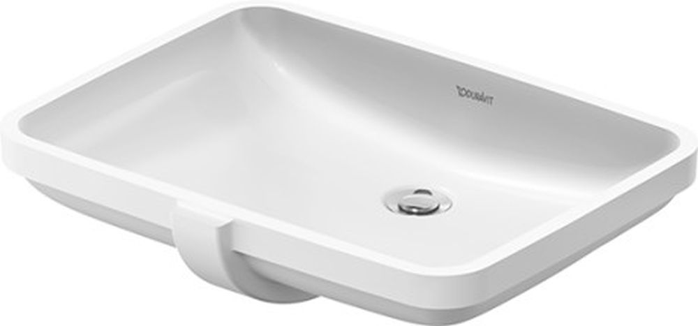 Duravit No.1 umywalka 58,5x44,5 cm podblatowa prostokątna biała 03955500282 - Wysyłka w 24h