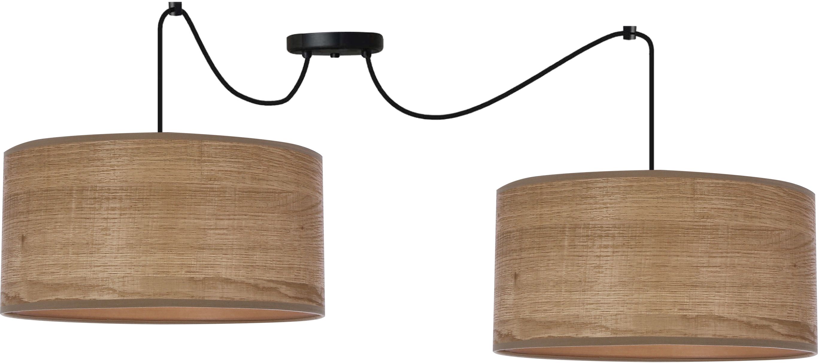 Candellux Legno lampa wisząca 1x40 W czarna 32-18380
