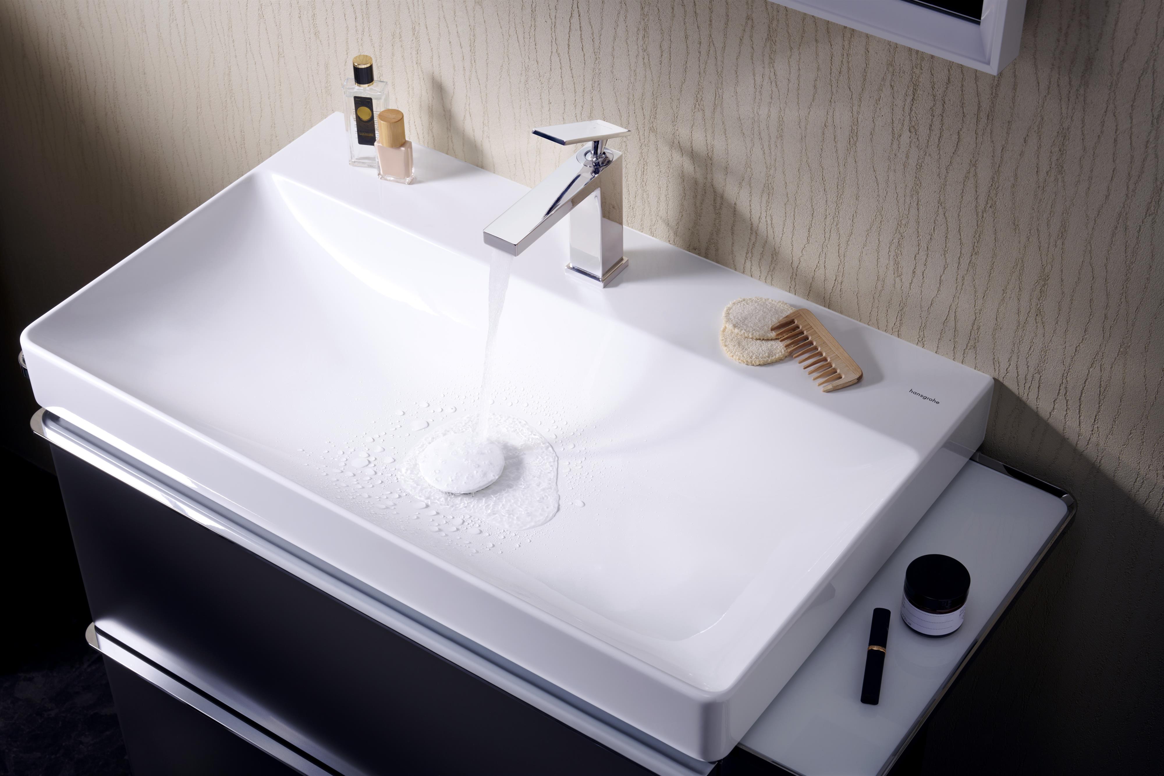 Hansgrohe Tecturis E bateria umywalkowa stojąca CoolStart chrom 73012000