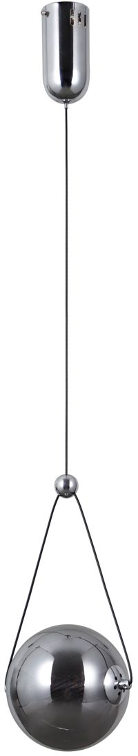 Italux Rastia lampa wisząca 1x6 W chrom-przydymiona PND-34361-S-CH-SG