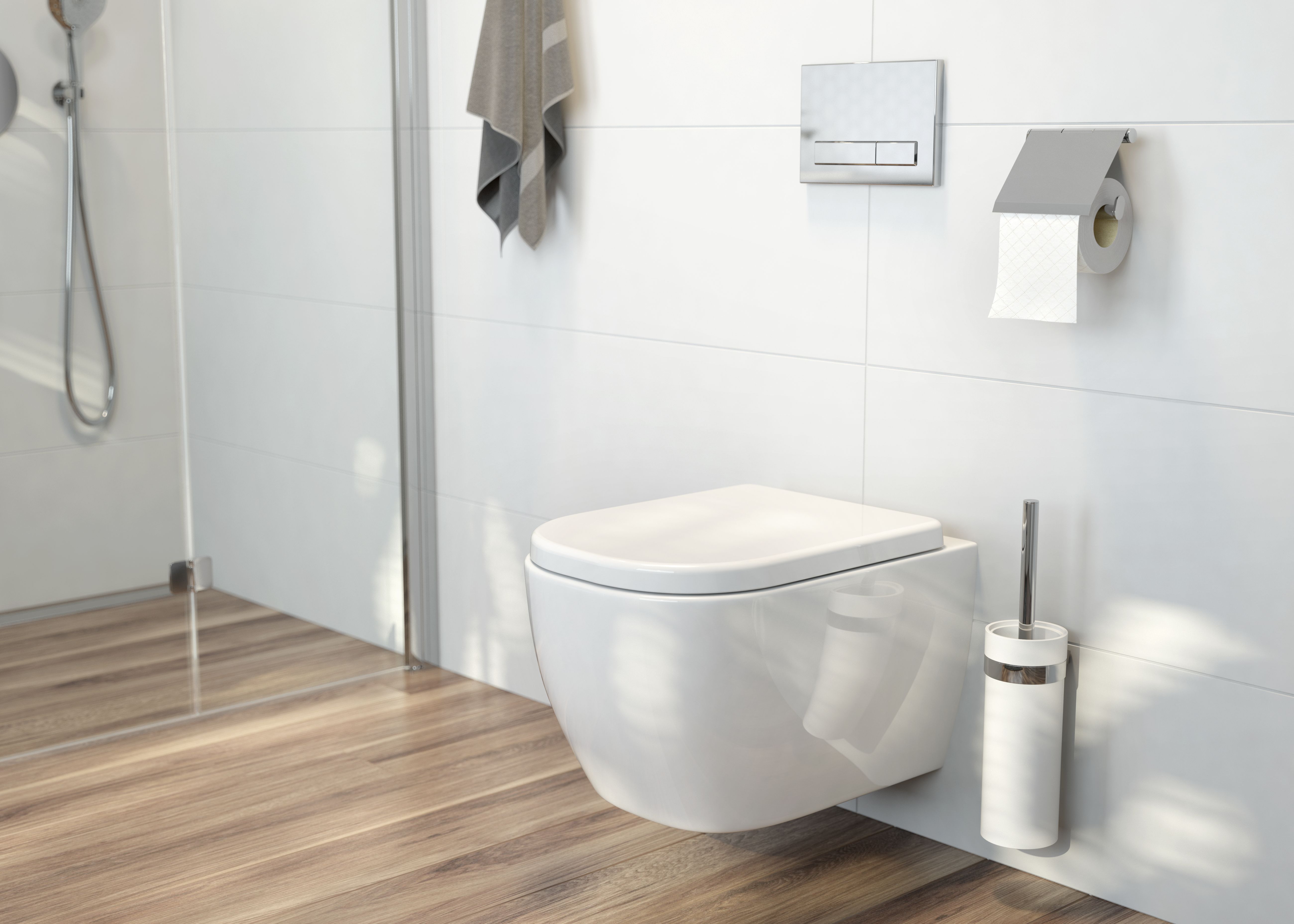 Oltens Torne przycisk spłukujący do WC chrom błyszczący 57101100 - Wysyłka w 24h