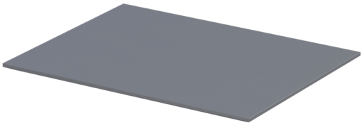 Oristo Uni blat 60 cm naszafkowy ciepły szary mat OR00-BU-60-12
