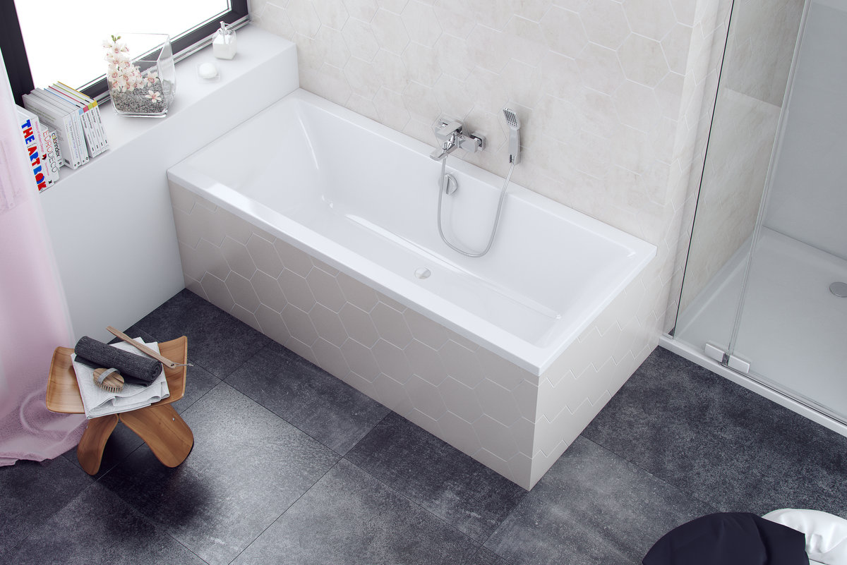 Excellent Pryzmat wanna prostokątna 150x75,5 cm biała WAEX.PRY15WH - Wysyłka w 24h