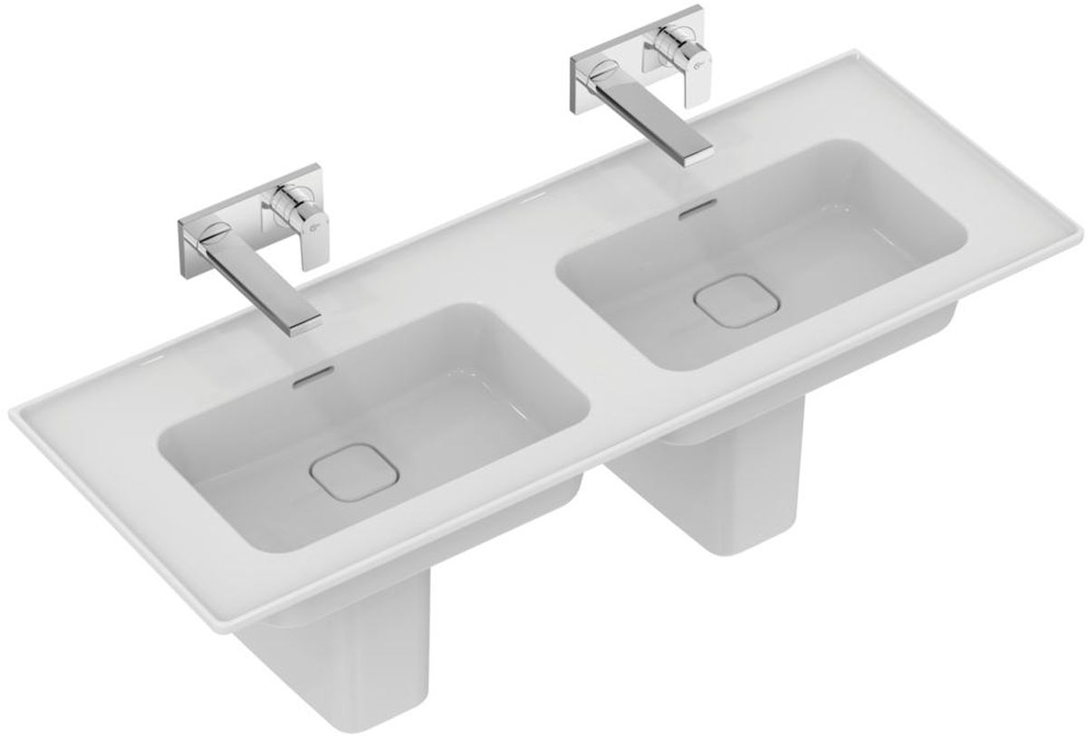 Ideal Standard Strada II umywalka 124x46 cm prostokątna podwójna biała T363601