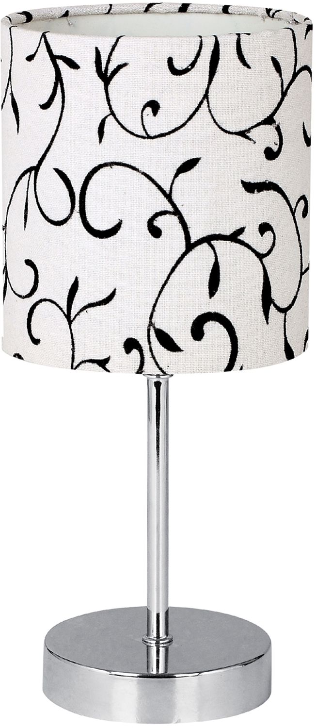 Candellux Emily lampa stołowa 1x40W biały/chrom 41-26750